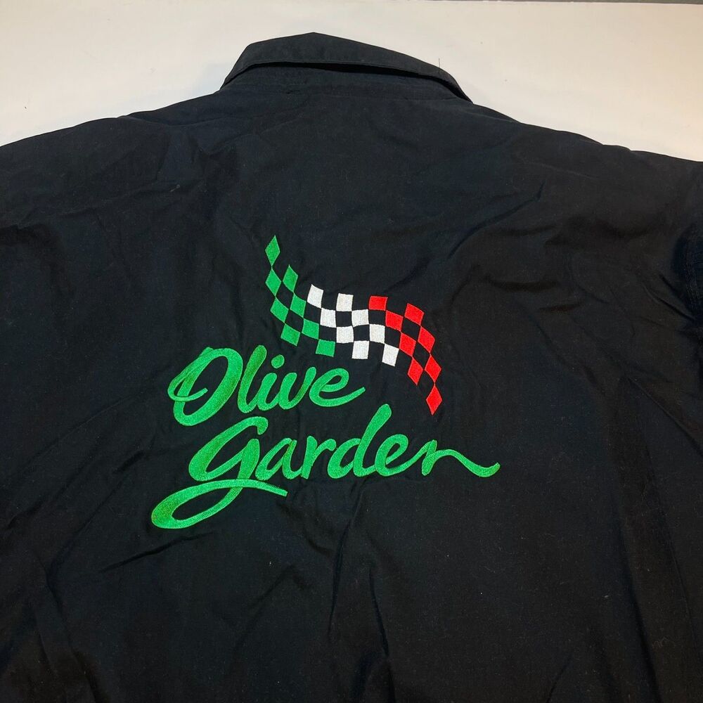 VINTAGE Olive Garden Ferrari Doyle-Risi Racing Jacket Sz Mens XL